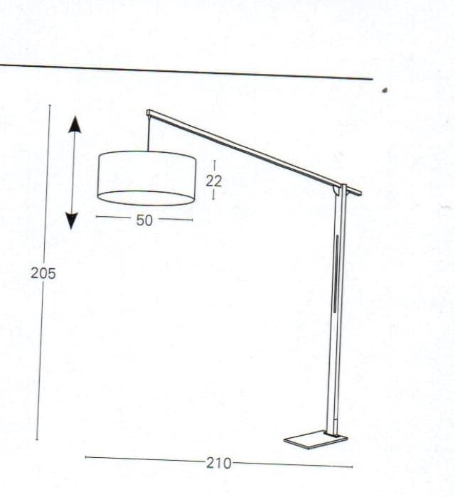 lámpara de pie moderna MASTIL PI - Imagen 2