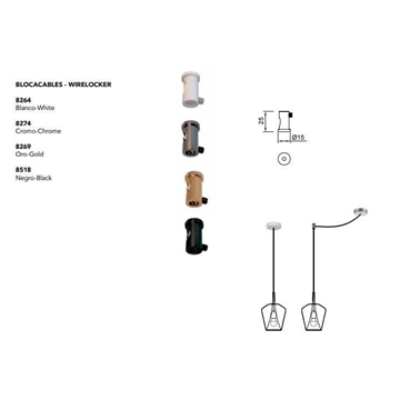 Accesorio punto desplazado colgante ELSA - Imagen 1