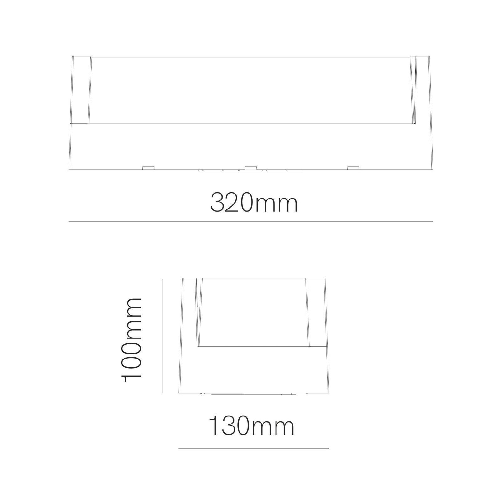 Aplique de exterior moderno BLIS Rectangular - Imagen 4