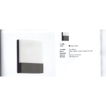 Aplique de exterior moderno CLIC - Imagen 2