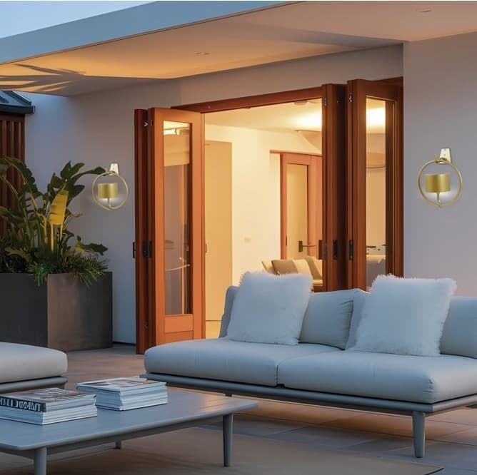 Aplique de pared exterior moderna Solar c/ batería BOLANO - Imagen 5