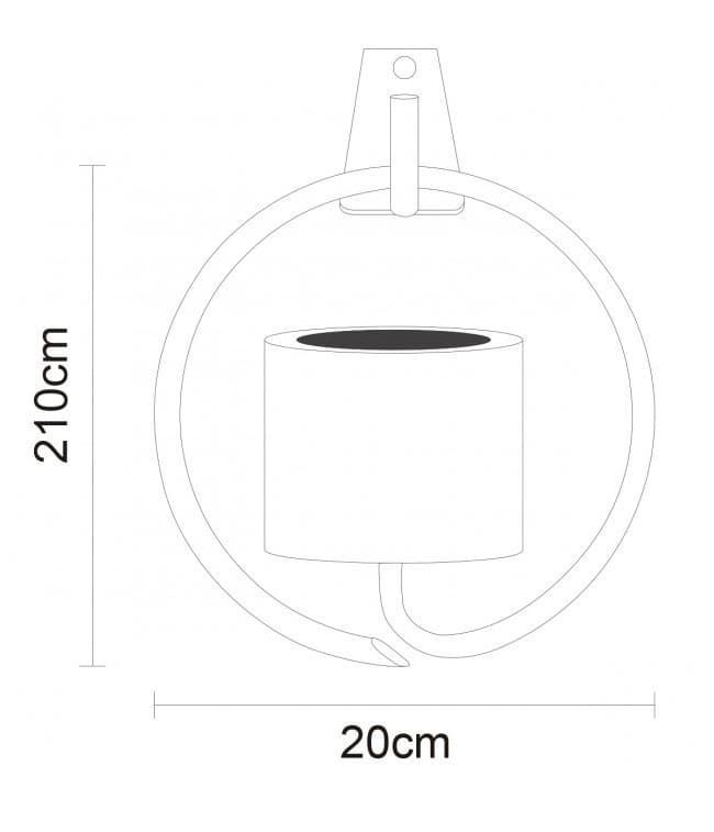 Aplique de pared exterior moderna Solar c/ batería BOLANO - Imagen 6