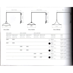 Aplique de pared moderno ARCO A MELROSE 80 - Imagen 2
