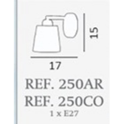 Aplique de pared moderno ASTIGI ARIES - Imagen 2