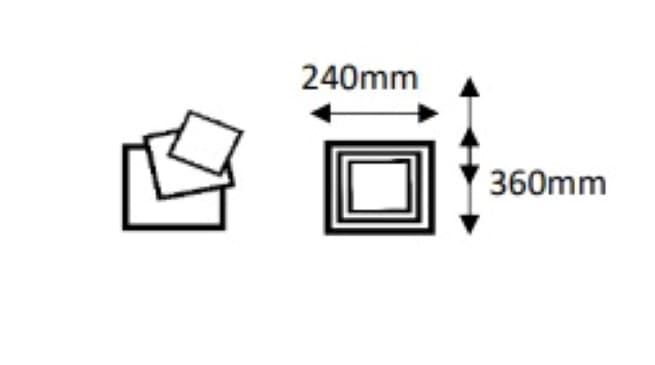 Aplique de pared moderno ECLIPSE C - Imagen 3