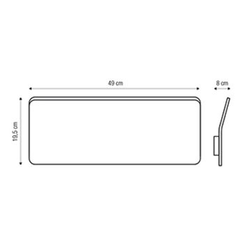 Aplique de pared moderno KITO AP Doble - Imagen 2