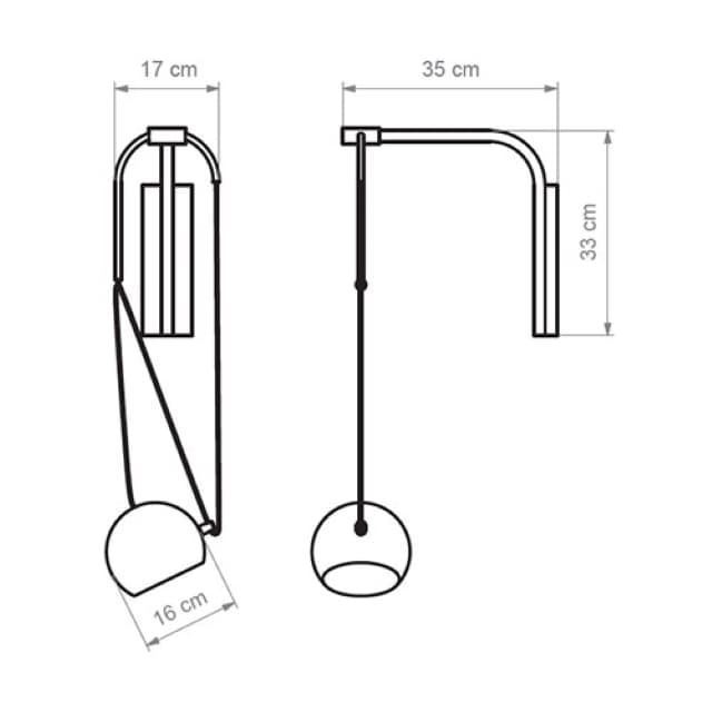 Aplique de pared moderno SIRIUS A1B - Imagen 4