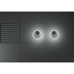 Aplique de pared moderno ULAOP AP024 Negro/Oro - Imagen 1