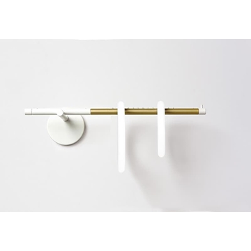 Aplique de pared moderno ULAOP AP02DX derecho Blanco/Oro - Imagen 2