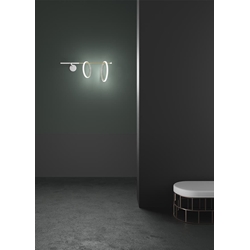 Aplique de pared moderno ULAOP AP02SX Izquierdo Negro/Oro - Imagen 1