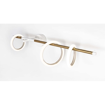 Aplique de pared moderno ULAOP APSX Izquierdo Blanco/Oro - Imagen 1