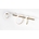 Aplique de pared moderno ULAOP APSX Izquierdo Blanco/Oro - Imagen 1