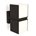 Aplique exterior de pared moderno CUBA doble Black Edition - Imagen 1