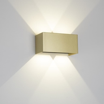 Aplique exterior de pared moderno DAVOS DOUBLE GOLD - Imagen 1