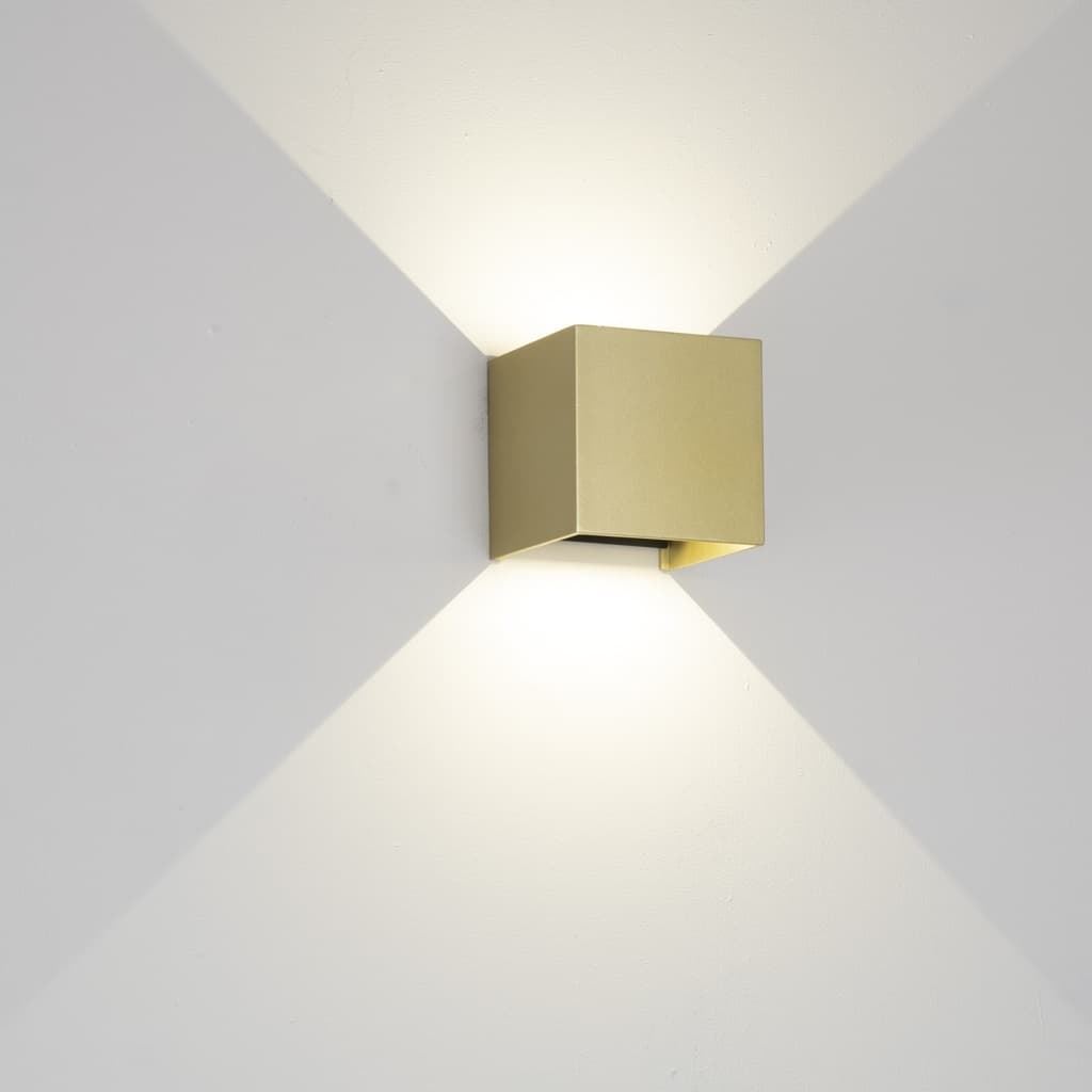 Aplique exterior de pared moderno DAVOS GOLD - Imagen 1