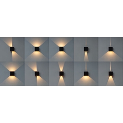 Aplique exterior de pared moderno DAVOS GOLD - Imagen 2