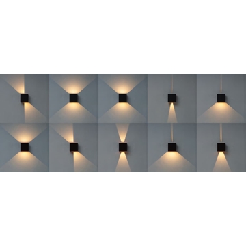 Aplique exterior de pared moderno DAVOS XL 3000K - Imagen 1