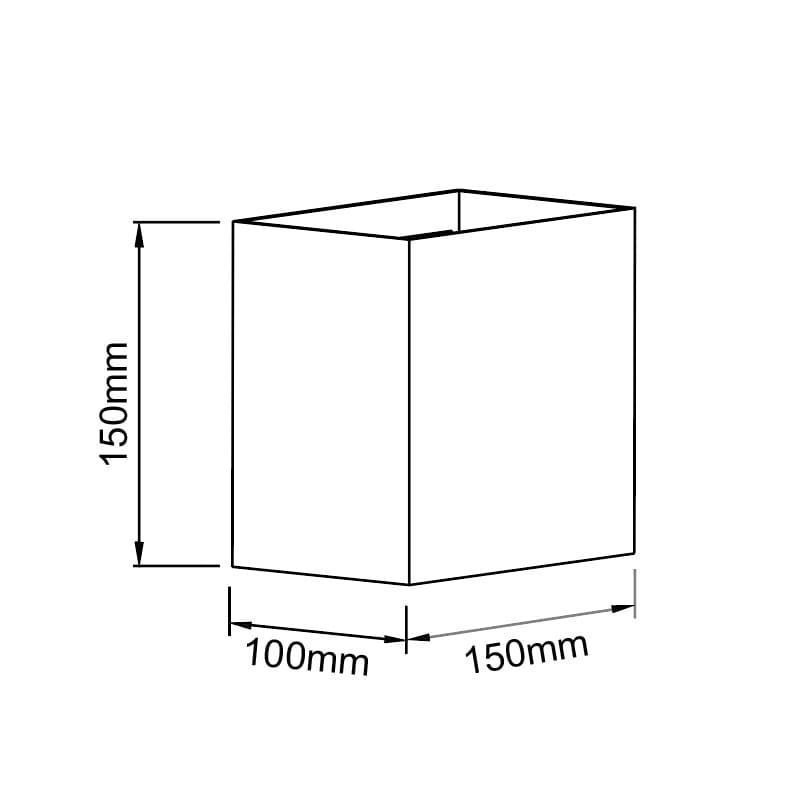 Aplique exterior de pared moderno DAVOS XL GOLD - Imagen 3