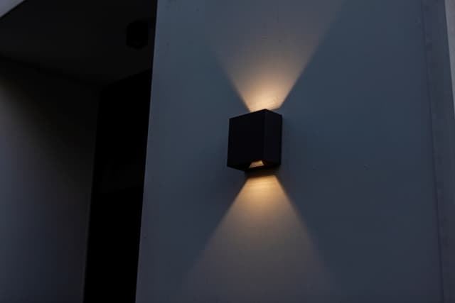 Aplique exterior de pared moderno GEMINI BEAMS Black Edition - Imagen 2