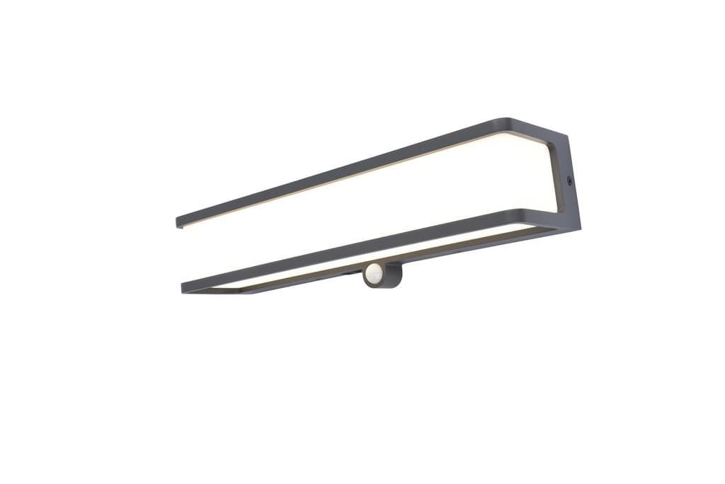 Aplique Lutec de pared exterior solar moderno DOBLO L - Imagen 1