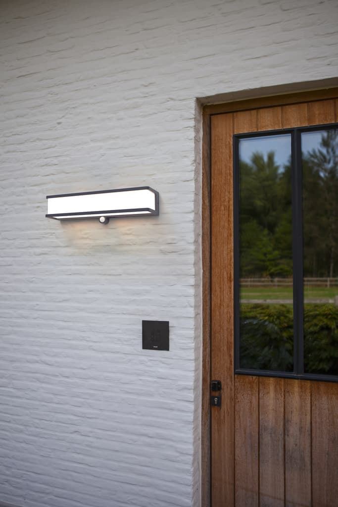Aplique Lutec de pared exterior solar moderno DOBLO L - Imagen 2