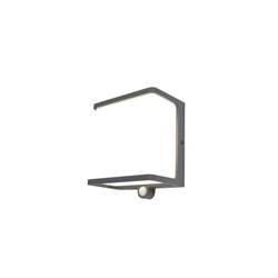 Aplique Lutec de pared exterior solar moderno DOBLO M - Imagen 1