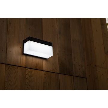Aplique Lutec de pared exterior solar moderno FRAN bluetooth - Imagen 1