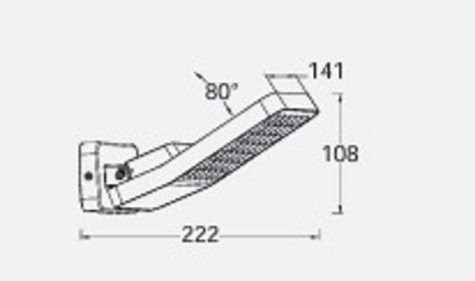 Aplique Lutec exterior de pared Lutec moderno ATLANTIS 13 - Imagen 6