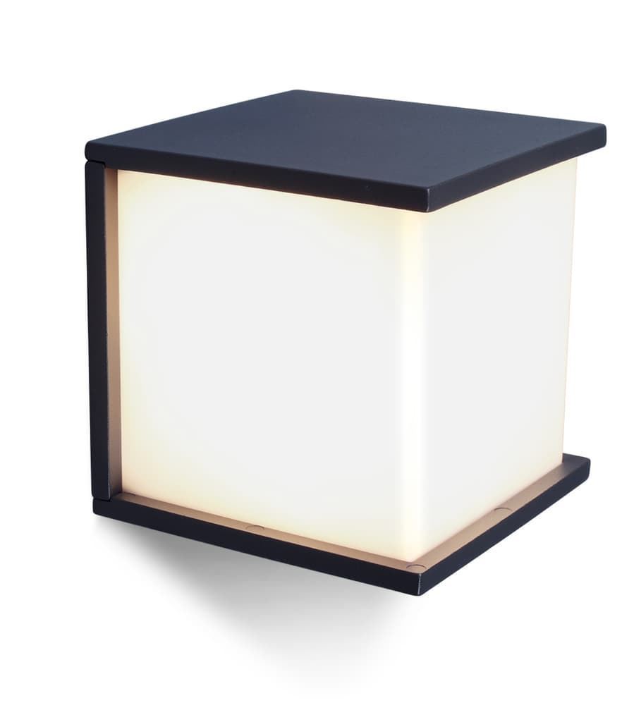 Aplique Lutec exterior de pared moderno BOX CUBE - Imagen 1