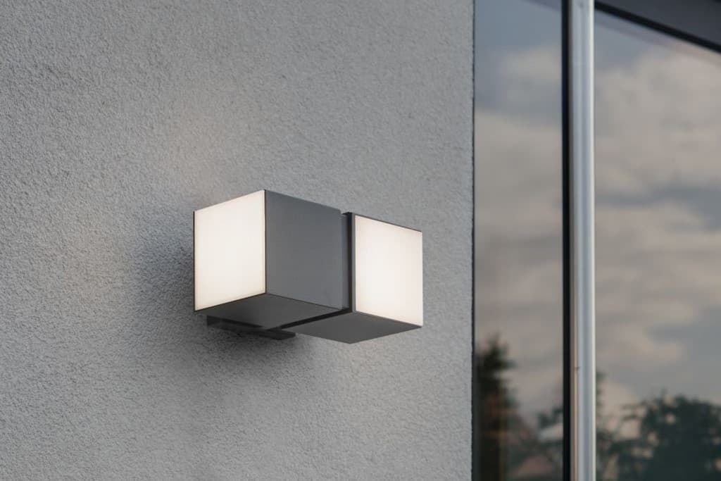 Aplique Lutec exterior de pared moderno CUBA doble - Imagen 2