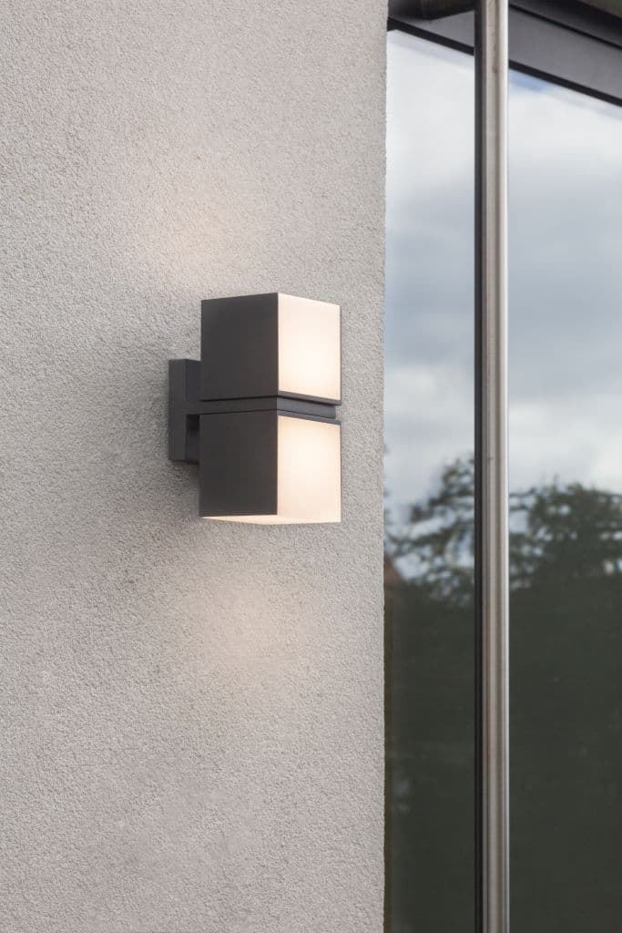 Aplique Lutec exterior de pared moderno CUBA doble - Imagen 3