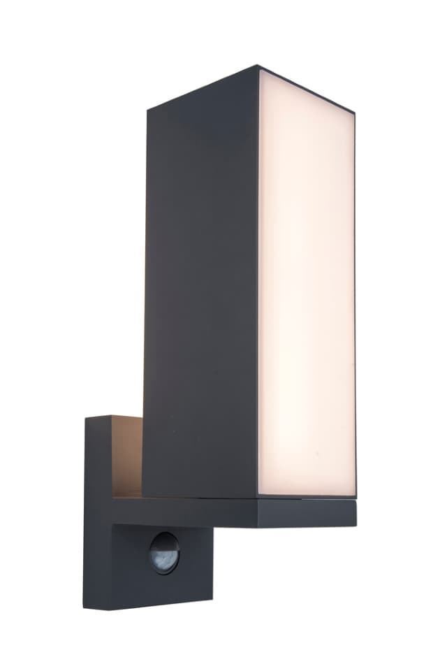 Aplique Lutec exterior de pared moderno CUBA Sensor - Imagen 1
