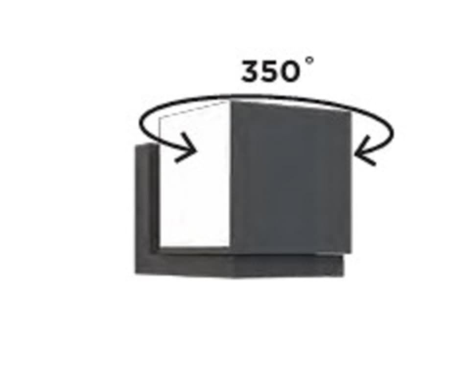 Aplique Lutec exterior de pared moderno CUBA - Imagen 4