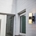 Aplique Lutec exterior de pared moderno CYRA doble c/ Sensor - Imagen 2