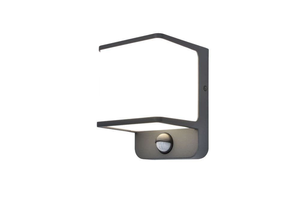 Aplique Lutec exterior de pared moderno DOBLO C/ SENSOR - Imagen 1