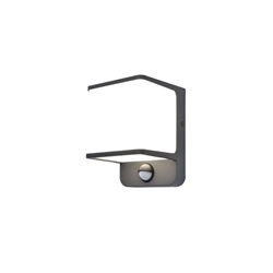 Aplique Lutec exterior de pared moderno DOBLO C/ SENSOR - Imagen 1