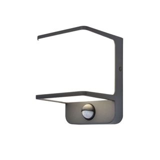 Aplique Lutec exterior de pared moderno DOBLO C/ SENSOR - Imagen 1