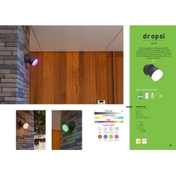 Aplique Lutec exterior de pared moderno DROPSI Connect - Imagen 1