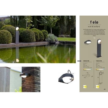 Aplique Lutec exterior de pared moderno FELE - Imagen 2