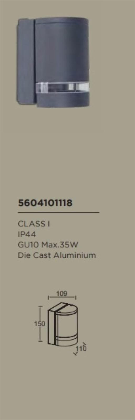 Aplique lutec exterior de pared moderno FOCUS S - Imagen 3