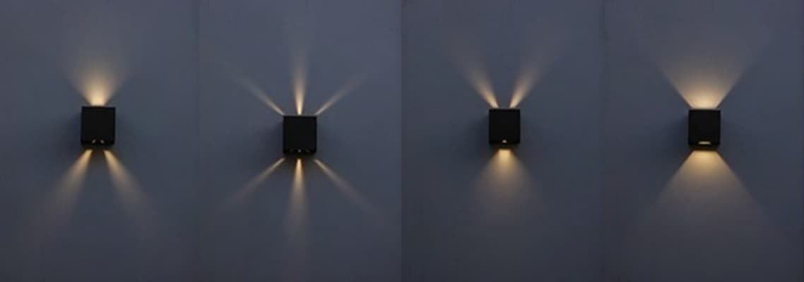 Aplique Lutec exterior de pared moderno GEMINI BEAMS - Imagen 4