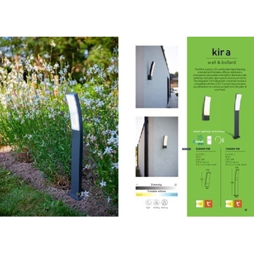 Aplique Lutec exterior de pared moderno KIRA Connect - Imagen 1