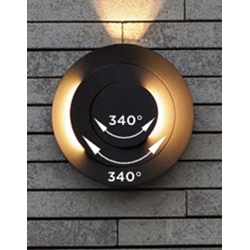 Aplique Lutec exterior de pared moderno MOOV - Imagen 2