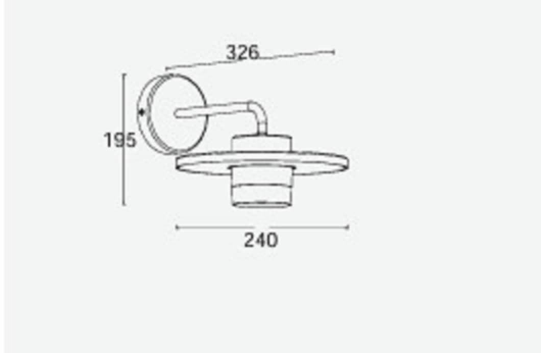 Aplique Lutec exterior de pared moderno PLATO - Imagen 4