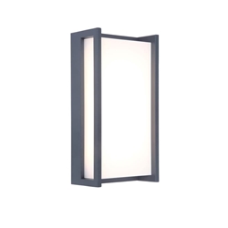 Aplique Lutec exterior de pared moderno QUBO L - Imagen 1