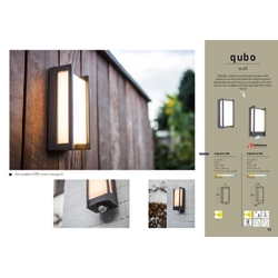 Aplique Lutec exterior de pared moderno QUBO L - Imagen 2