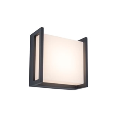 Aplique Lutec exterior de pared moderno QUBO S - Imagen 1