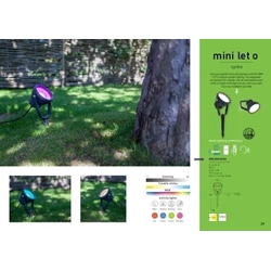 Aplique Lutec exterior de pared o pica de suelo  moderno MINI LETO Connect - Imagen 1