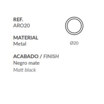 Aro metálico 20 MORGANA - Imagen 2