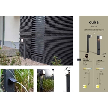 Baliza Lutec de exterior moderna CUBA - Imagen 2